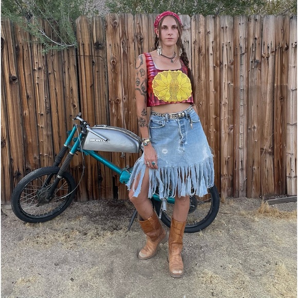 Handmade tie dye Dollie top - Picture 10 of 10